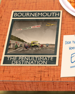 postcard mockup bournemouth