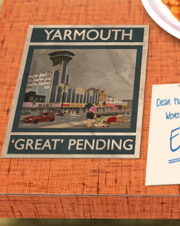 postcard mockup great yarmouth
