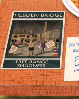postcard mockup hebden bridge free range smugness