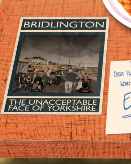 postcard mockup bridlington