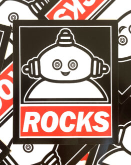 makka pakka rocks sticker